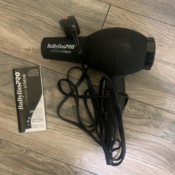 BABYLISSPRO CERAMIX XTREME PROFESSIONAL IONIC CERAMIC 2000W HAIR/BLOW DRYER - Picture 2 of 6
